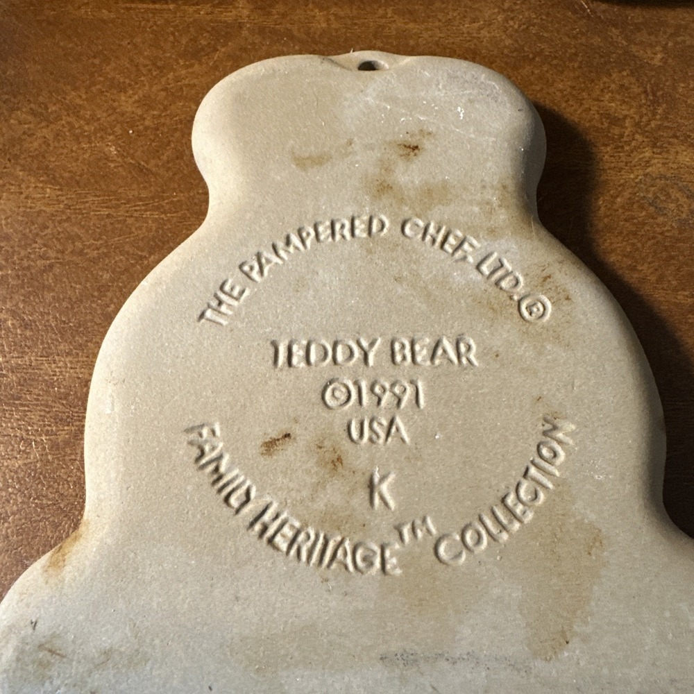 Lot 4 Brown Bag Cookie Molds 80's + 1 Pampered Chef From 1991 5 Total Lot - Picture 3 of 11
